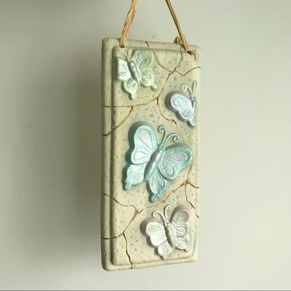 Ceramic Butterfly Wall Plaque - Picture 11 of 12